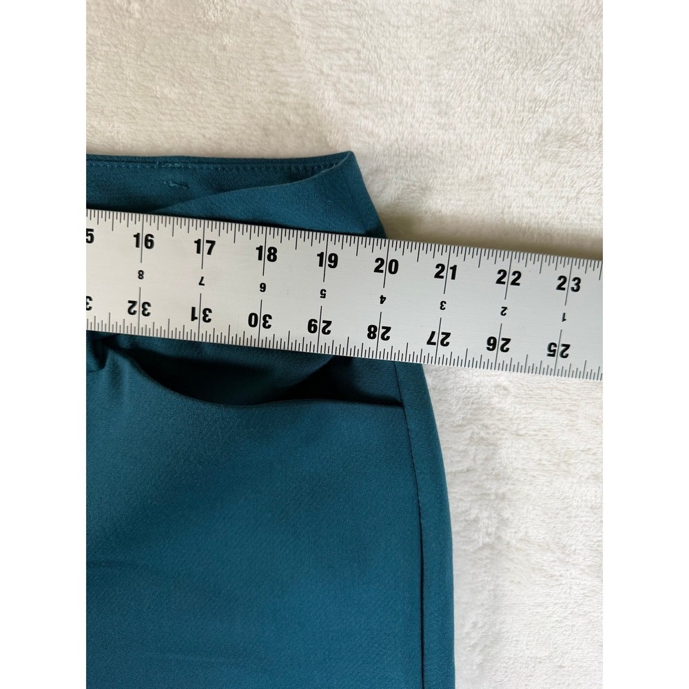 Talbots Hampshire Curvy Ankle Pants Teal Women's Size 20 Chic Meets Comfort - Picture 7 of 11